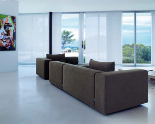 Painel Tela Solar Branco Para Sala