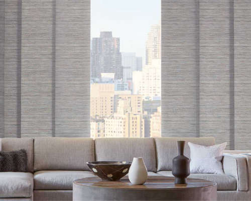 Painel Translúcido Cinza Para Sala